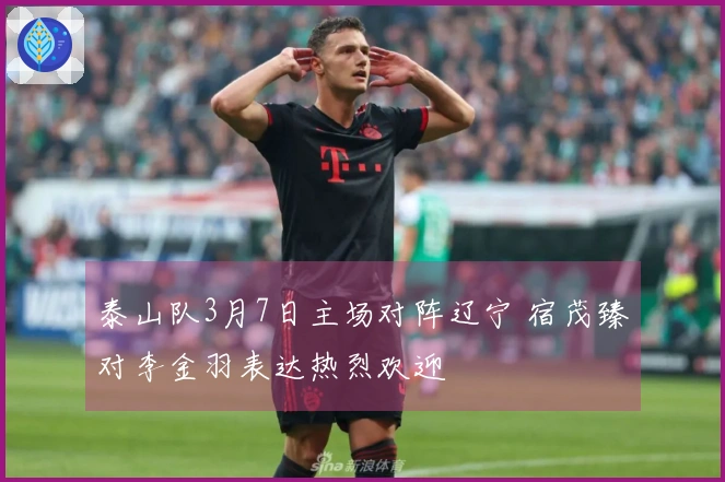 泰山队3月7日主场对阵辽宁 宿茂臻对李金羽表达热烈欢迎